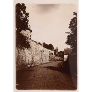 Original Photograph By Emile Zola - A Street In Médan