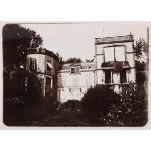 Photographie originale par Emile Zola - La maison de Zola à Médan