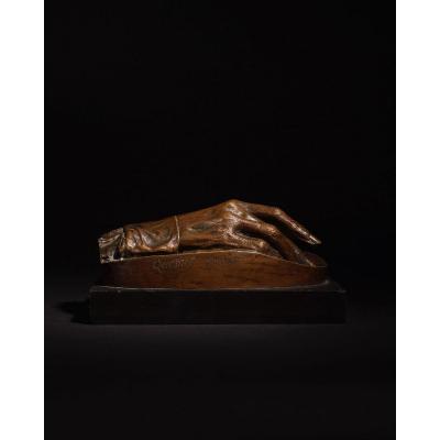 LA MAIN DE THEODORE GÉRICAULT - BRONZE - SEULEMENT DEUX EXEMPLAIRES CONNUS DANS LE MONDE