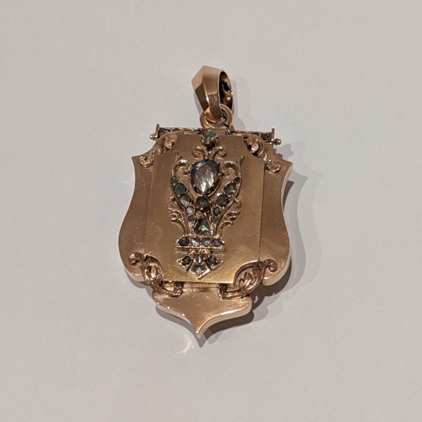 Reliquary Photo Holder Pendant, 1900s