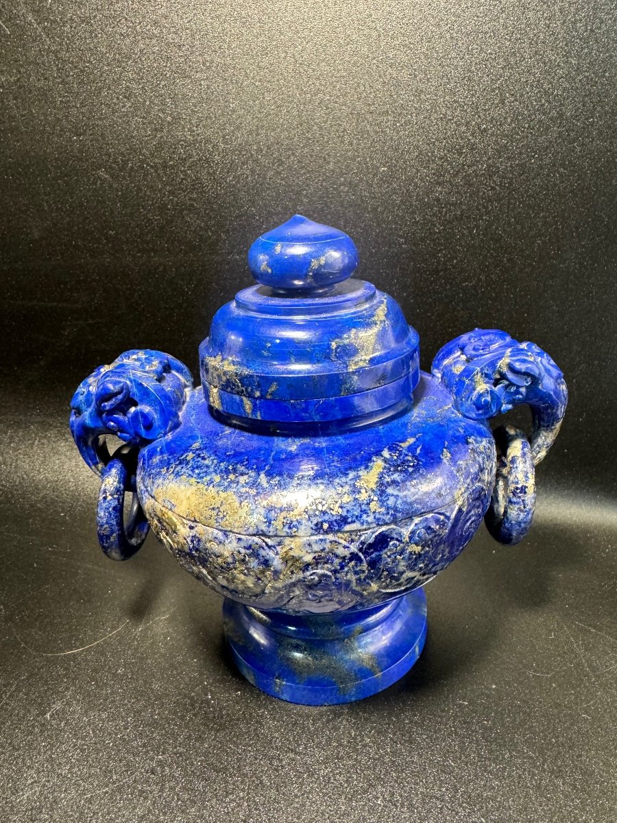 Lapis Lazuli Incense Burner -photo-2