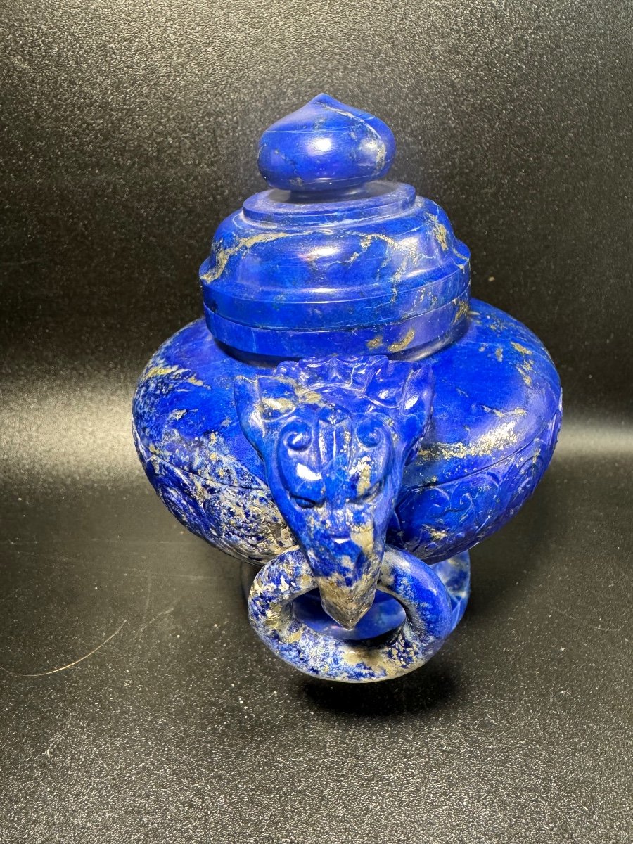 Lapis Lazuli Incense Burner -photo-3