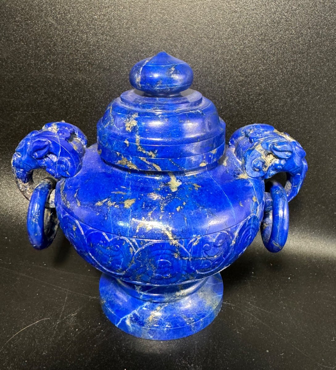 Lapis Lazuli Incense Burner 