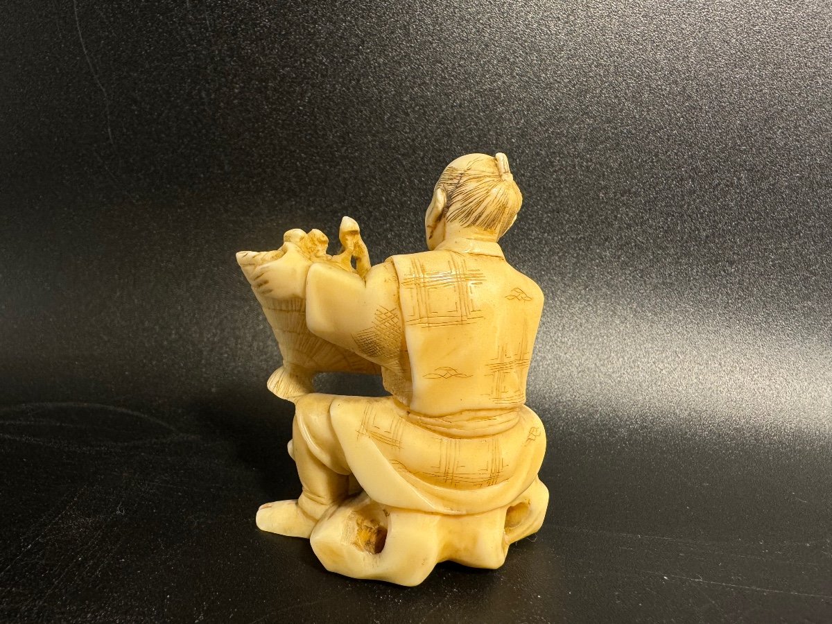 Netsuke Bûcheron-photo-2