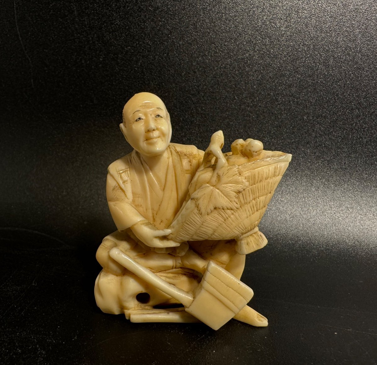 Netsuke Bûcheron