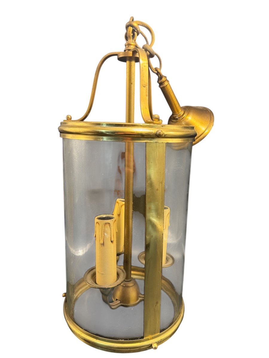 Brass Lantern Chandelier