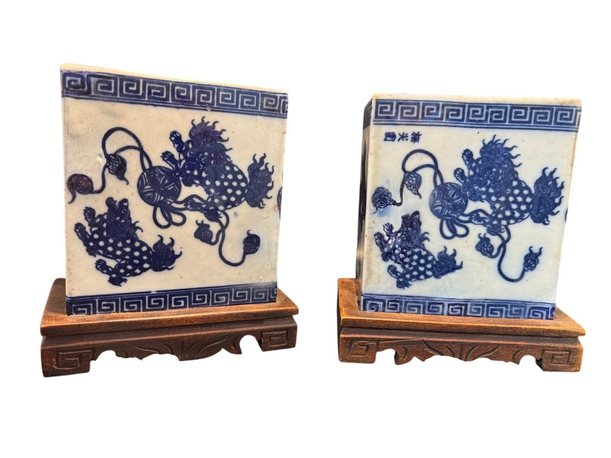 Pair Of Chinese Porcelain Cricket Boxes-photo-2