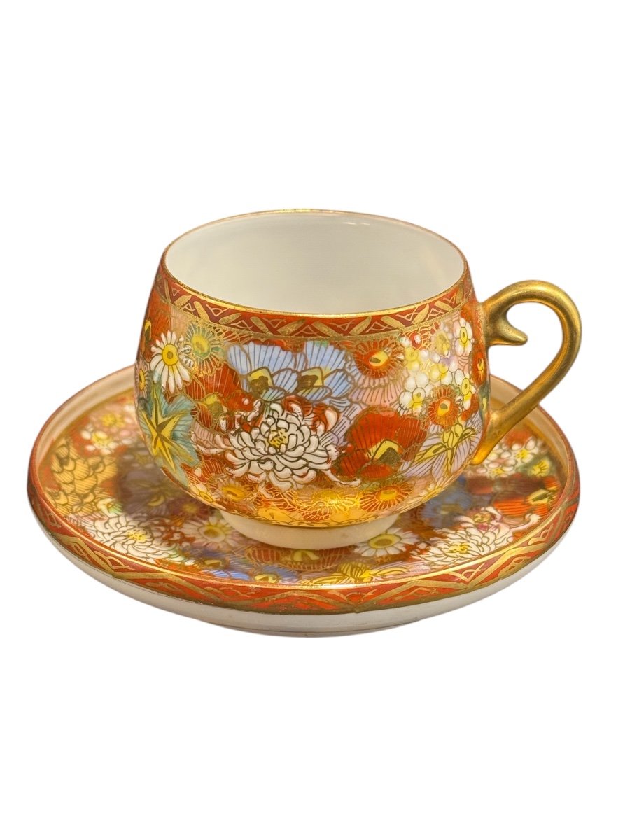 Satsuma Thousand Flowers Tea Set-photo-3