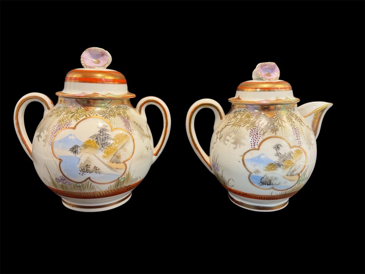 Satsuma Porcelain Tea Set-photo-2