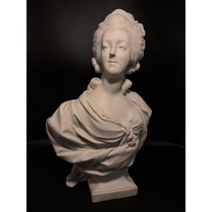 Bust Of "marie-antoinette Draped"