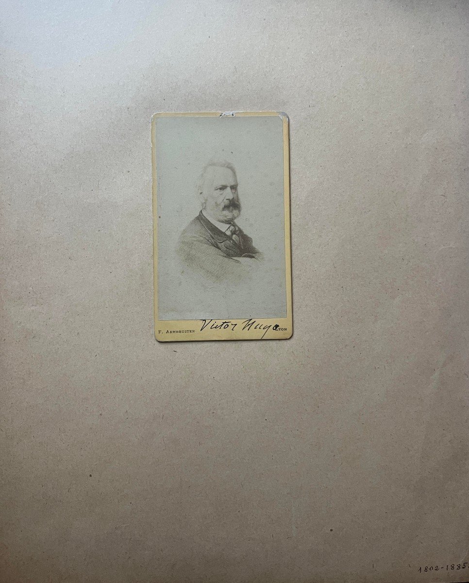 Victor Hugo - Carte De Visite-photo-3