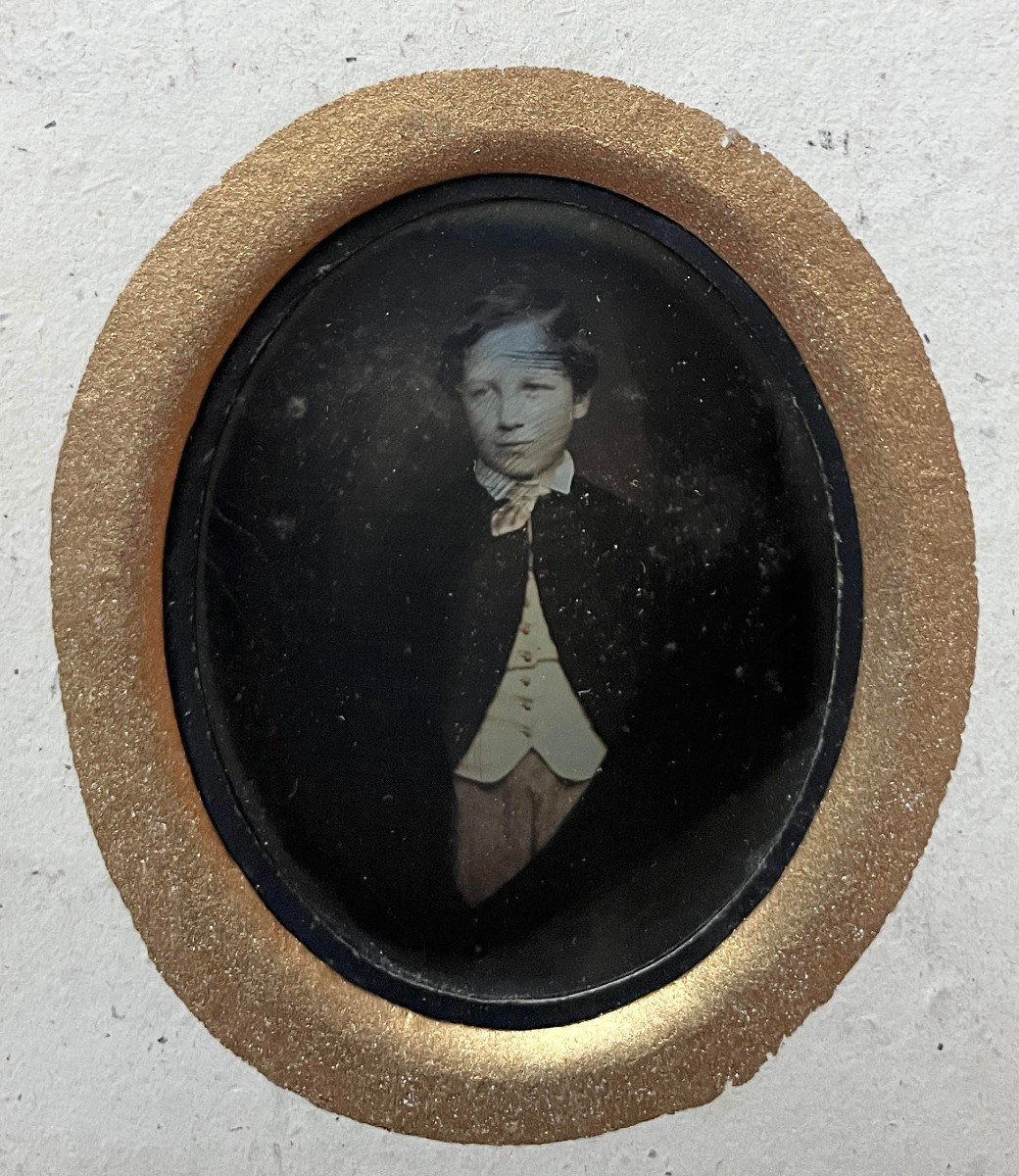 Photography - Daguerreotype - Portrait Of A Young Boy 