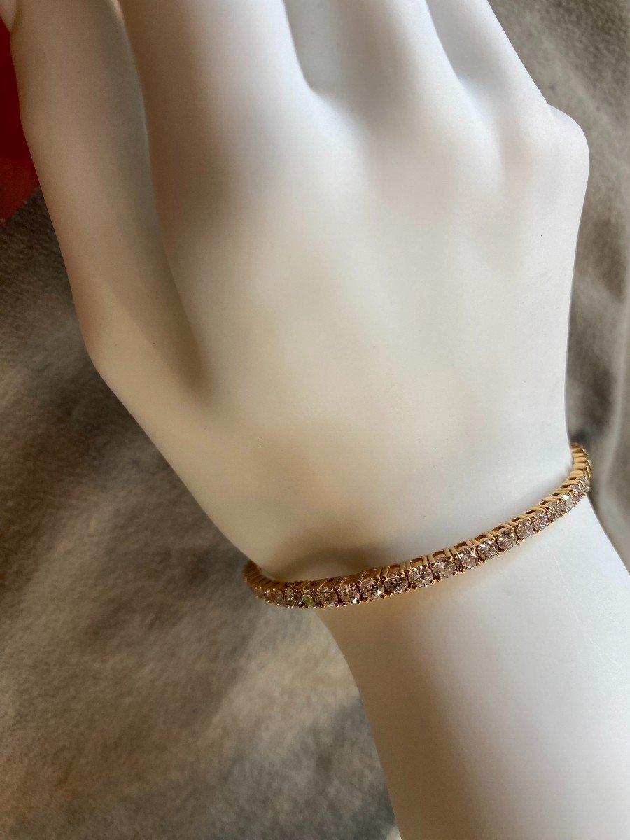 Gold And Diamonds Bracelet Ref 345.22-photo-3