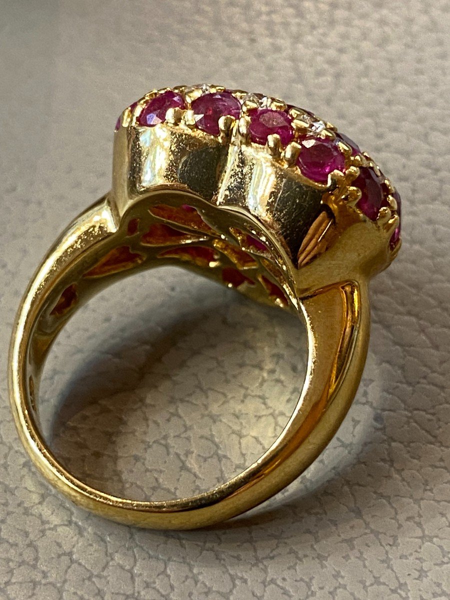 Ruby Heart Ring Ref 325r166-photo-4