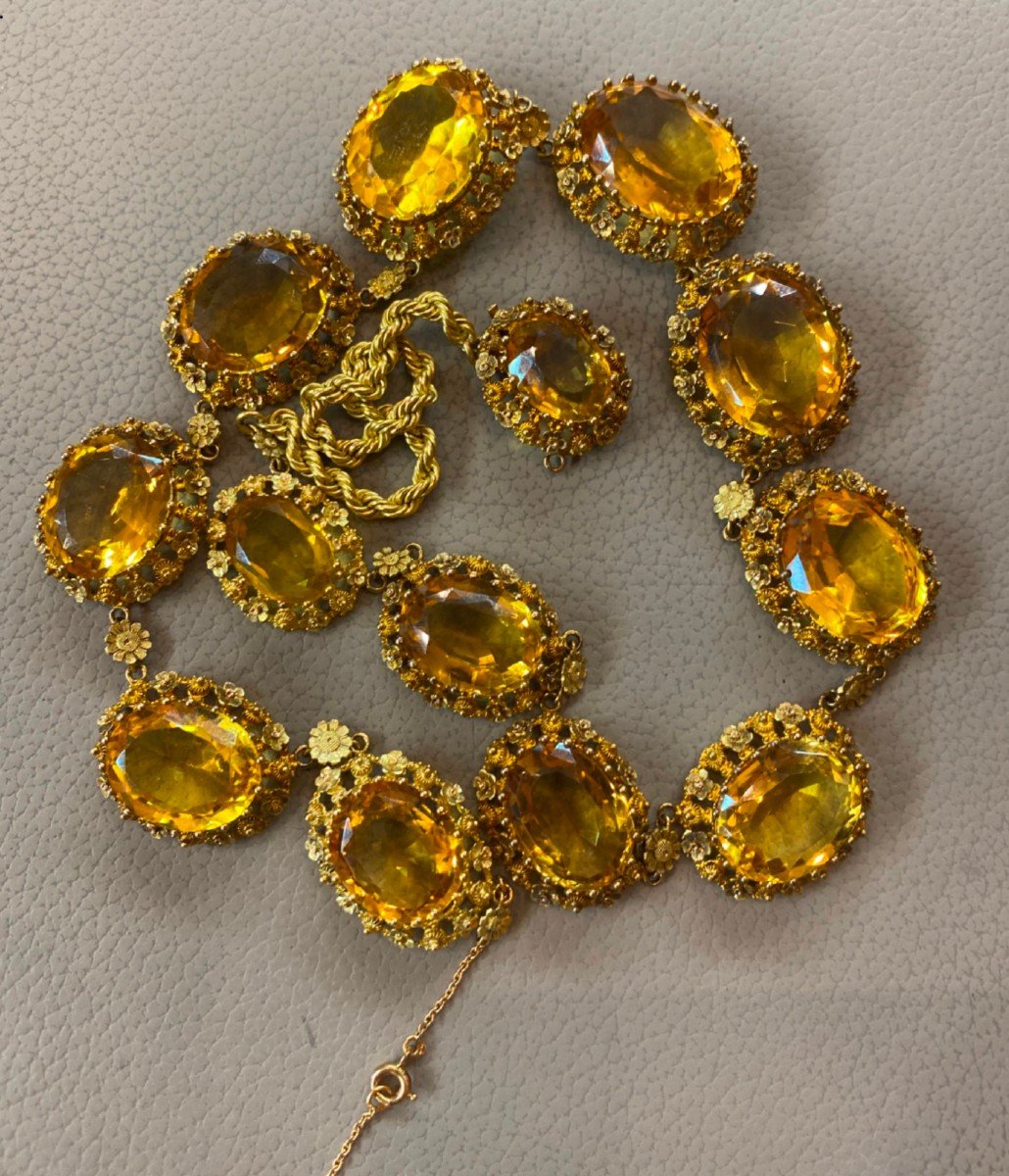 Citrine Necklace Ref 354.63-photo-2