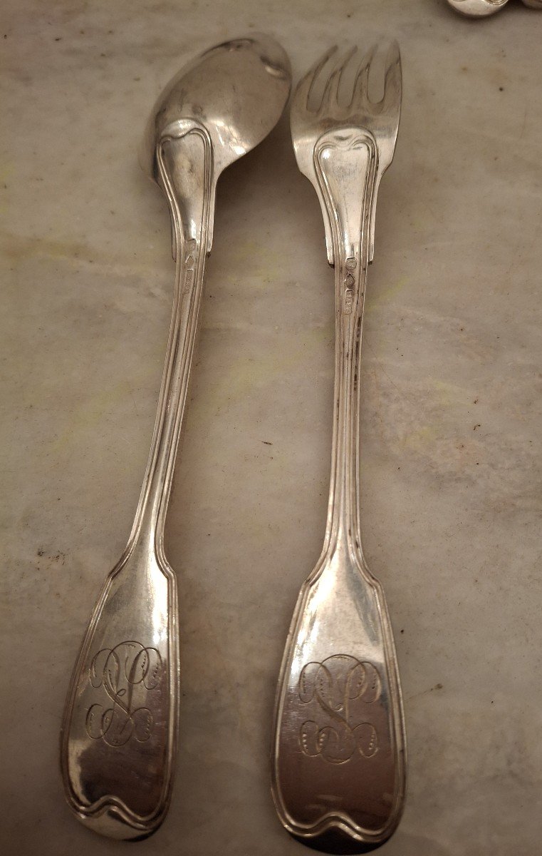 19th Century Filet Entremet Cutlery-photo-3