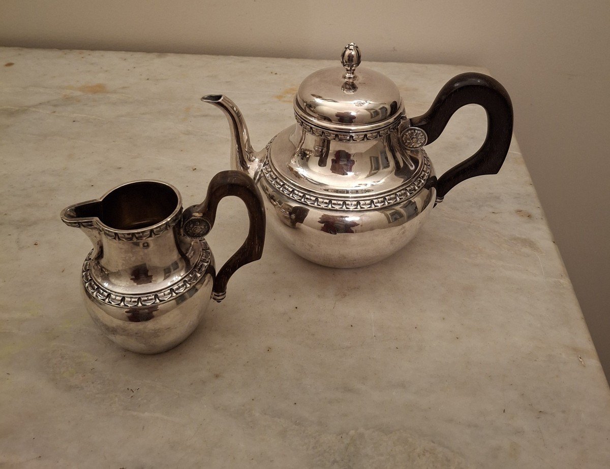 "selfish" Teapot And Milk Jug