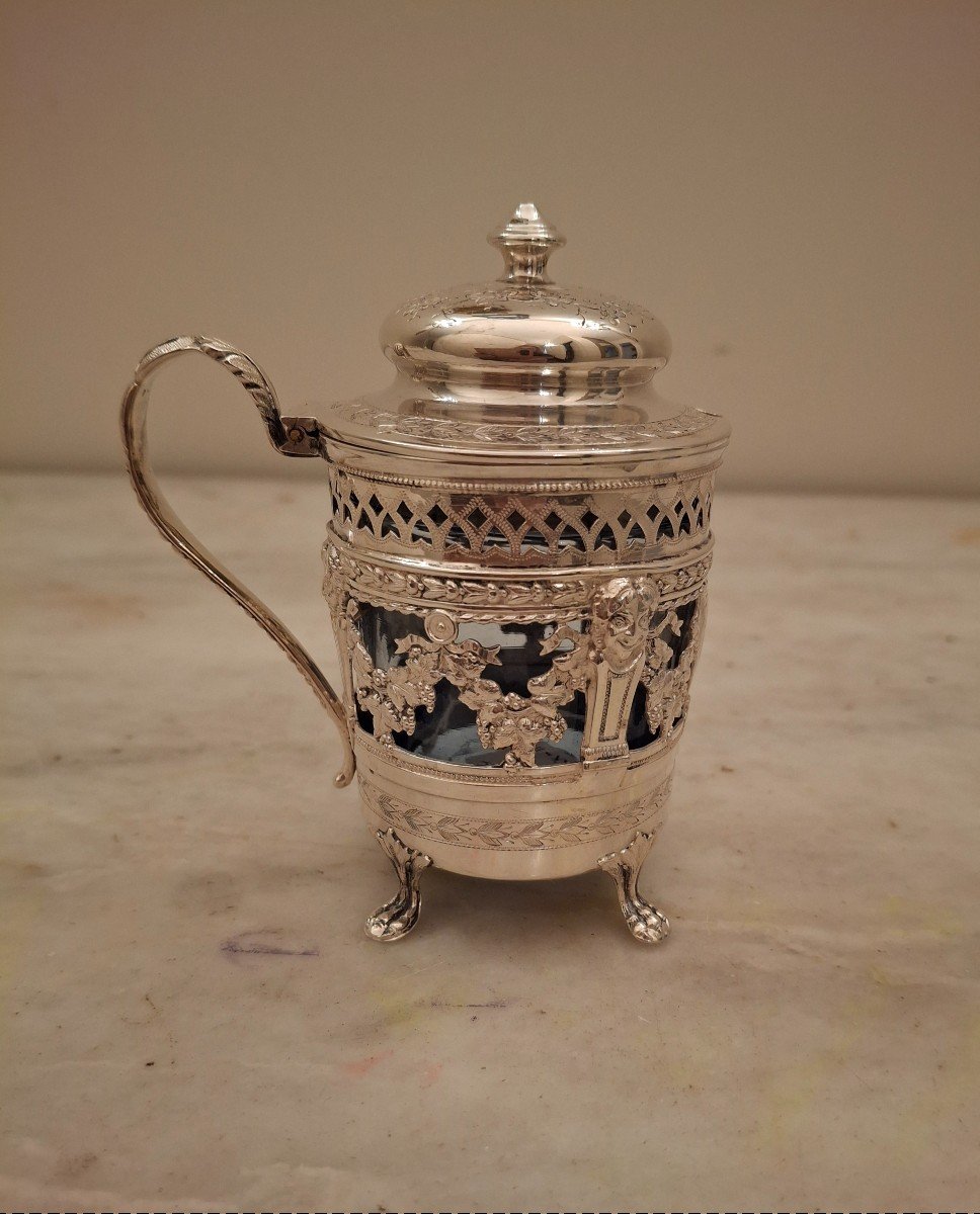 Silver Mustard Pot-photo-2