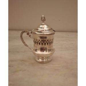 Silver Mustard Pot