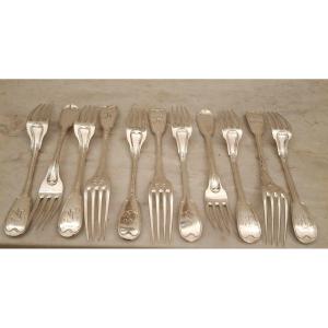 Filet Dessert Forks