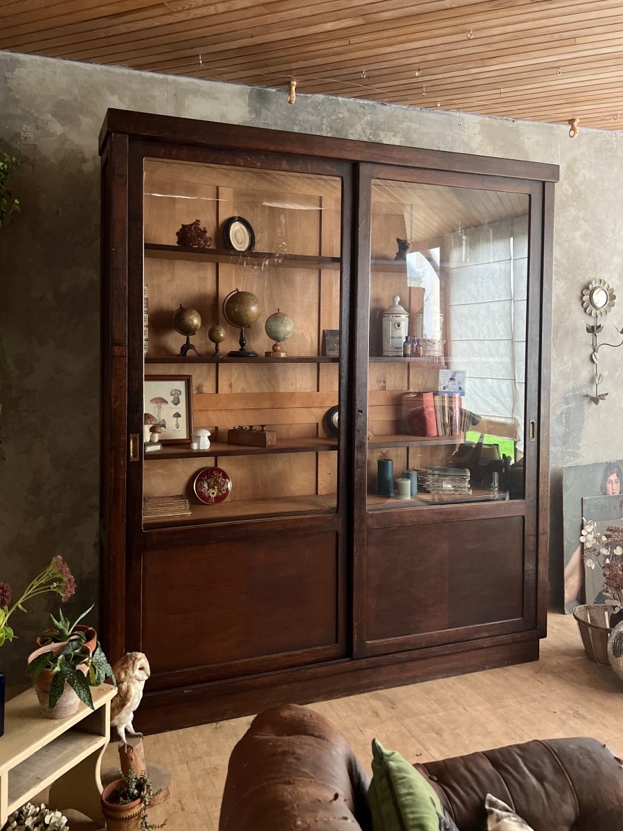 Oak Display Cabinet -photo-3