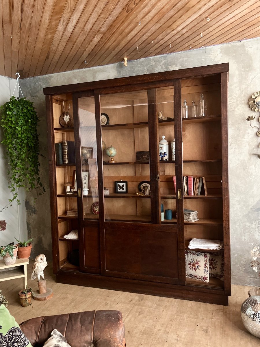 Oak Display Cabinet -photo-4