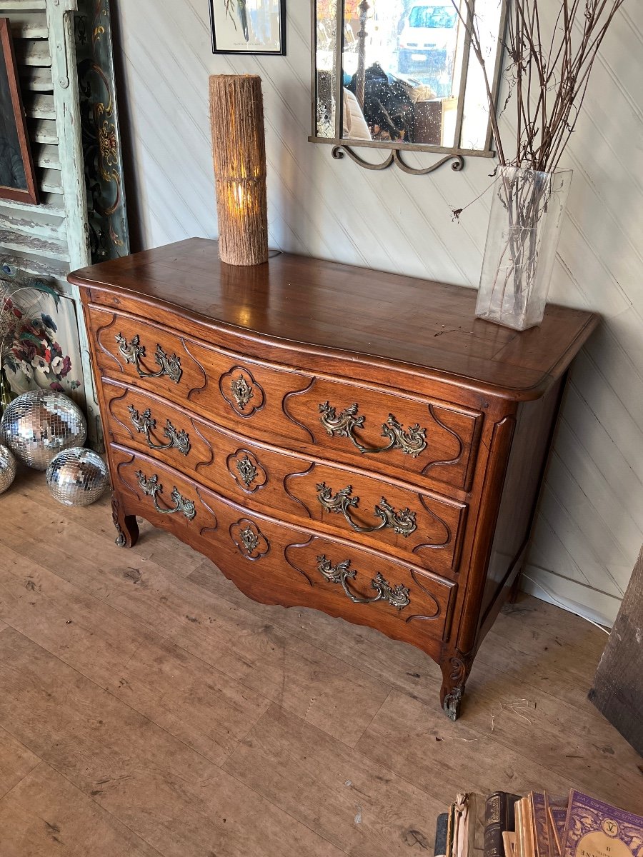 Commode Galbée Style Louis XV-photo-4