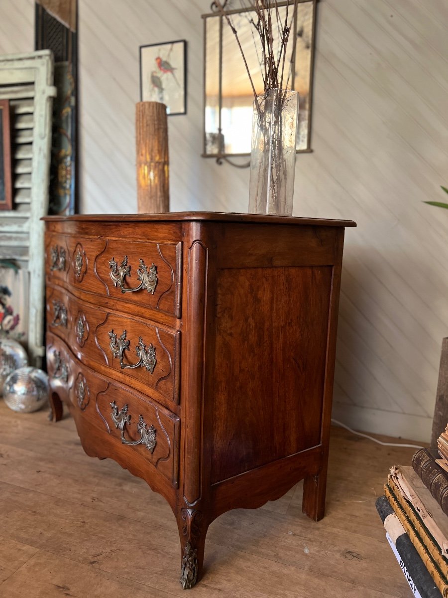 Commode Galbée Style Louis XV-photo-1