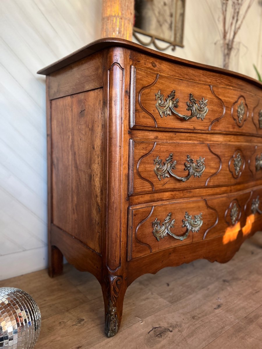 Commode Galbée Style Louis XV-photo-5