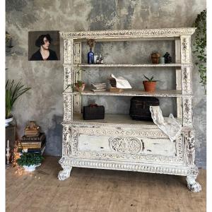 Patinated Neo Renaissance Shelf