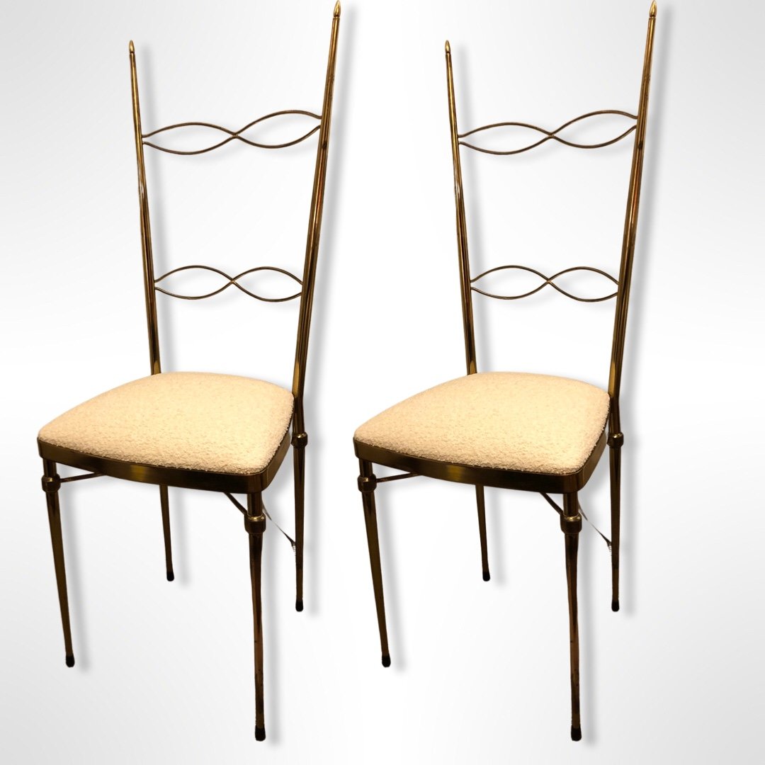 Paire De Chaises Chiavari 