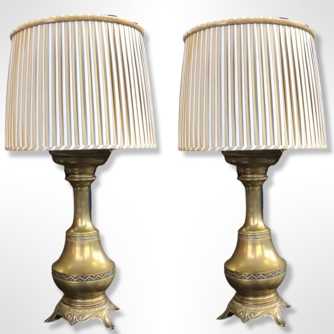 Pair Of Joseph Schlossmacher Lamps