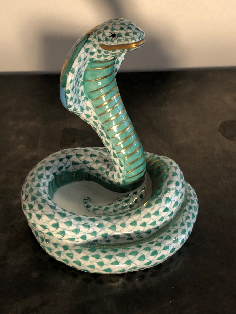 Herend Porcelain Cobra 