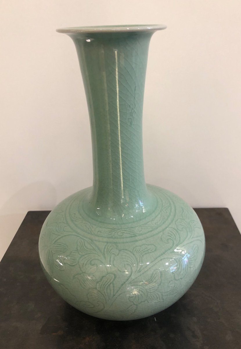 Korean Celadon Vase 