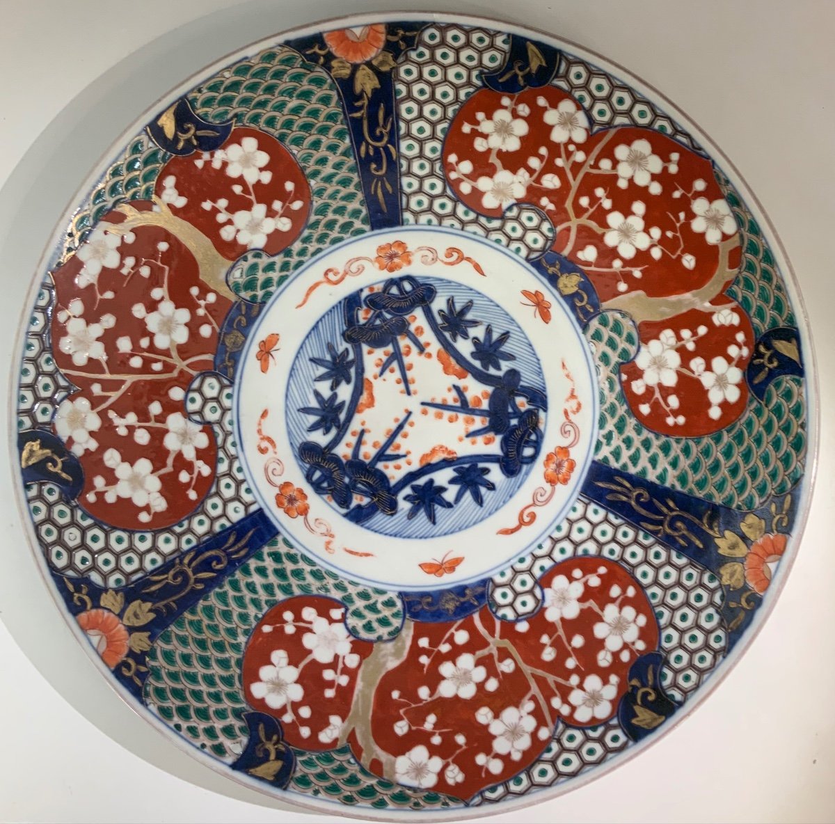 Grande Assiette Imari