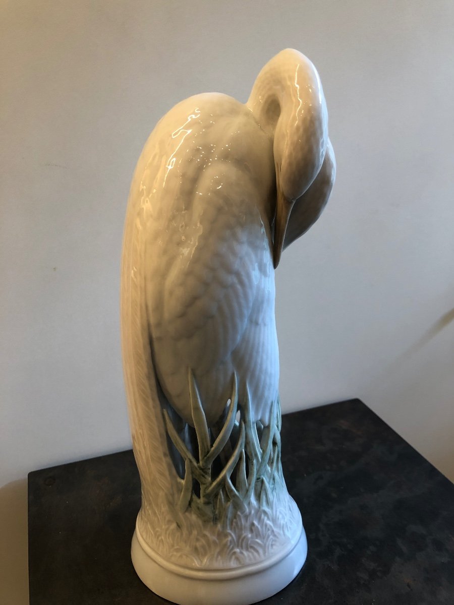 Royal Copenhagen Porcelain Heron Pair  -photo-1