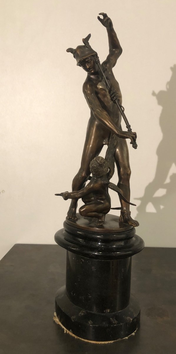 Bronze Mercury And Cupid 