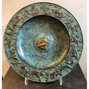 Assiette En Bronze 