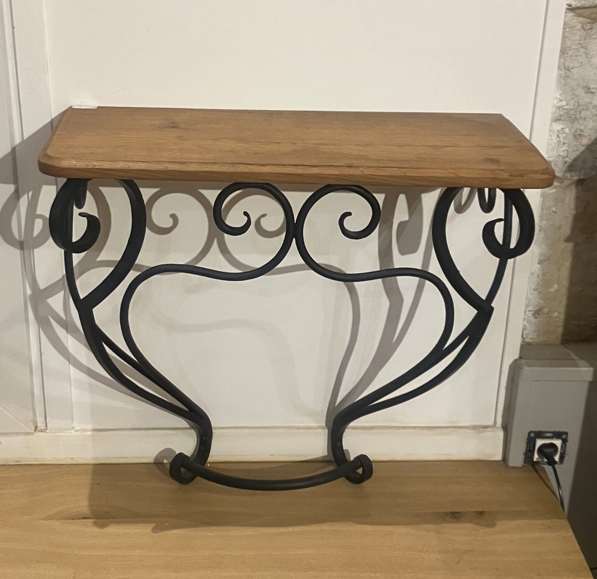 Wrought Iron Console 