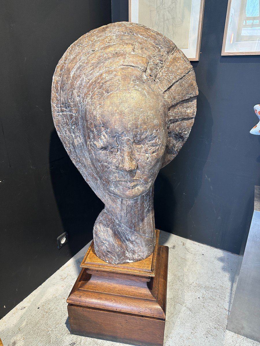 Large Plaster Head