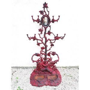 Corneau Freres Cast Iron Coat Rack