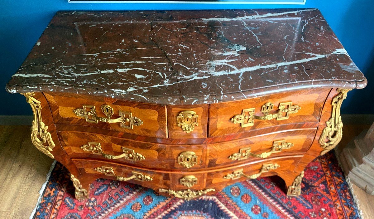 Commode Tombeau En Marqueterie Estampillée Boudin-photo-1