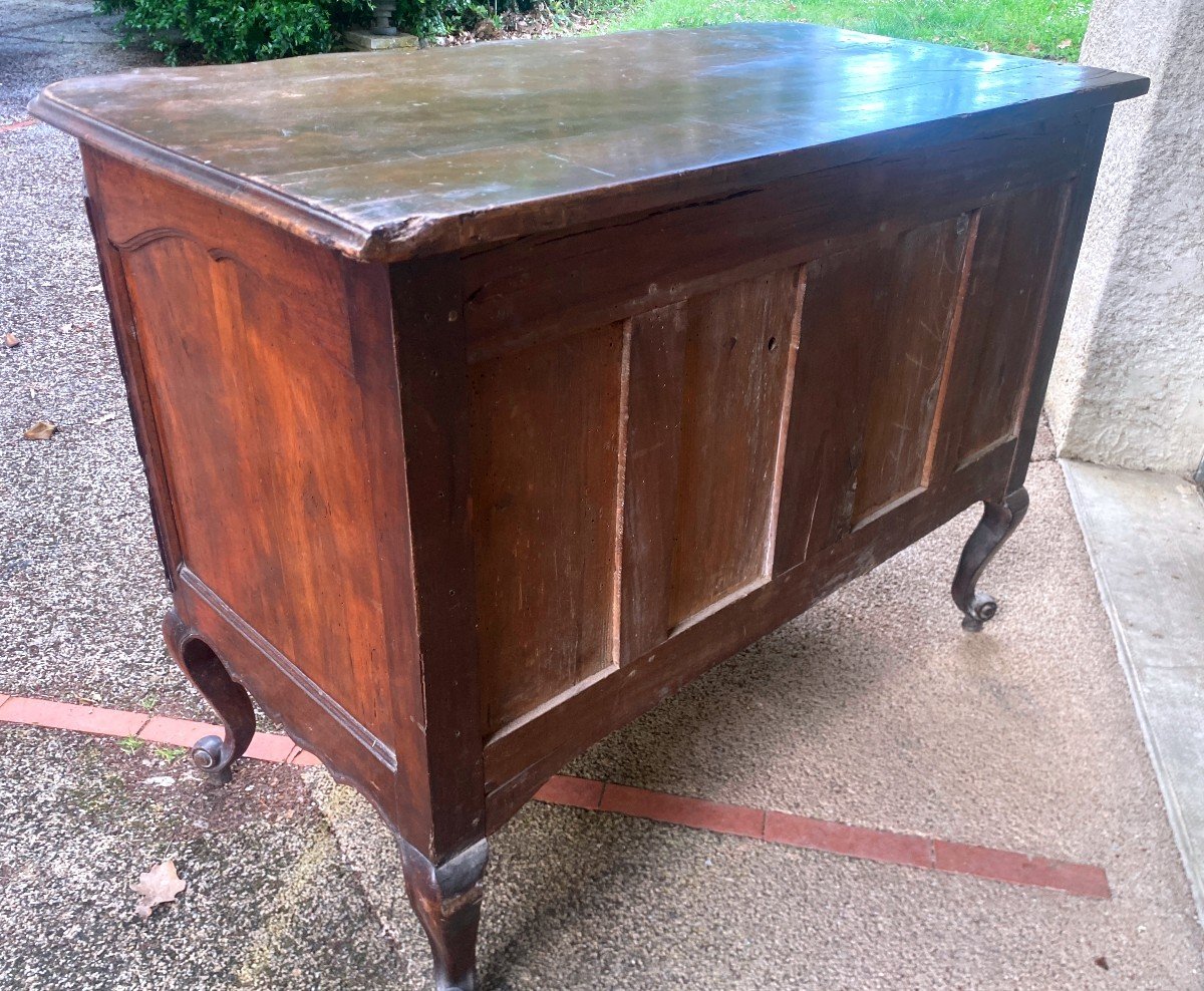 Languedoc Sauteuse Commode In Walnut-photo-4