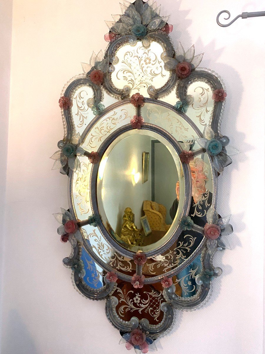 Miroir De Venise En Couleur