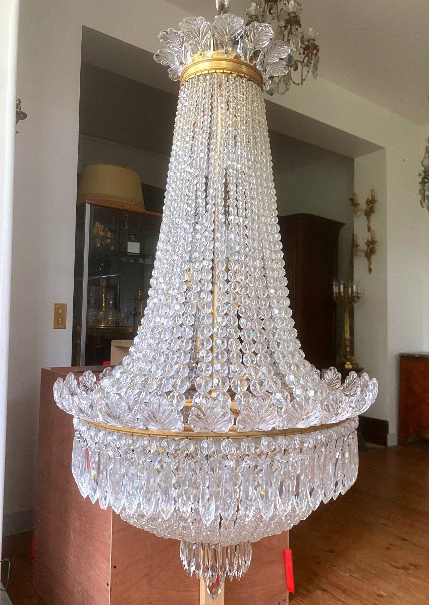 Baccarat Crystal Hot Air Balloon Chandelier-photo-2