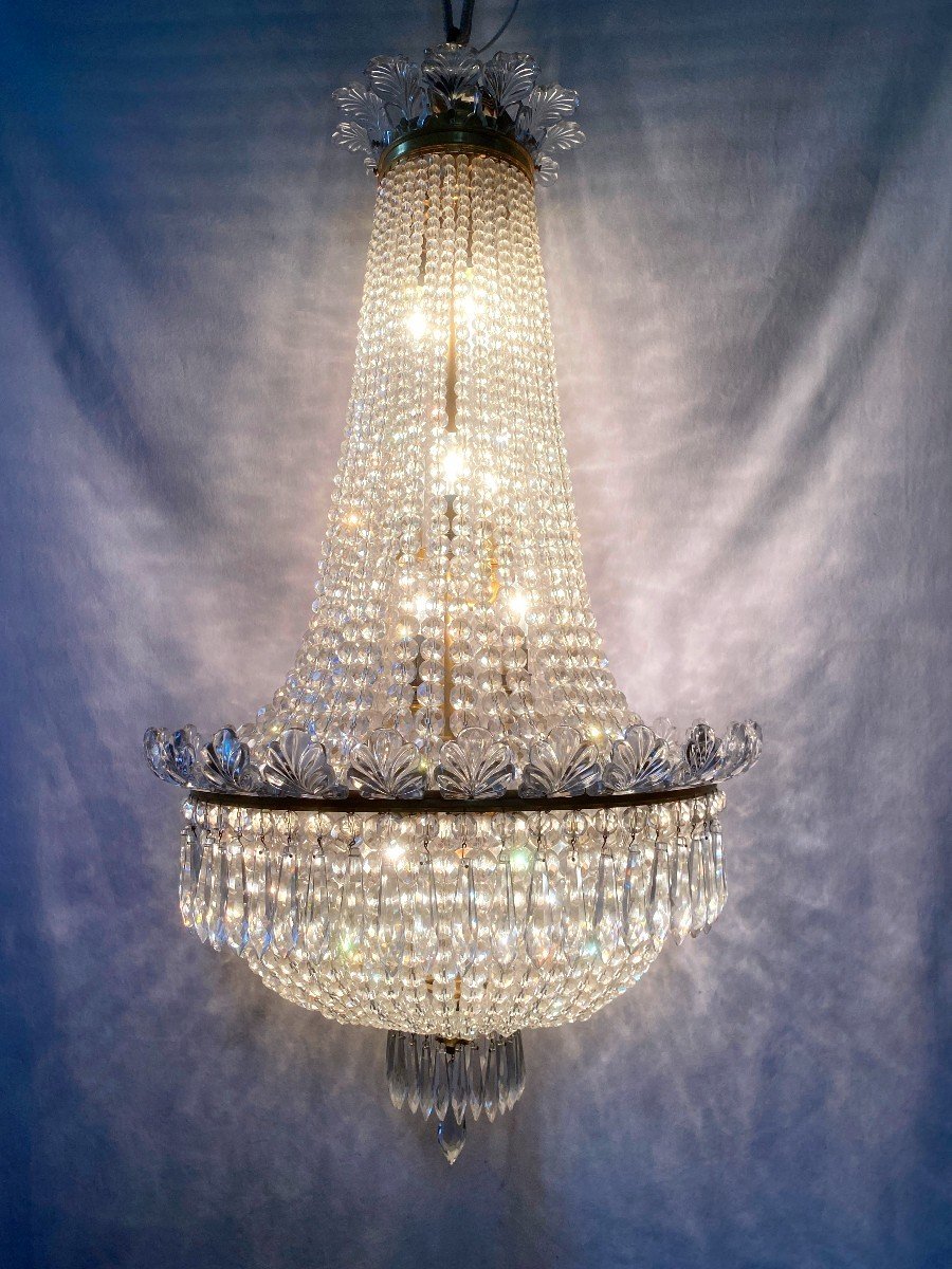 Baccarat Crystal Hot Air Balloon Chandelier-photo-4