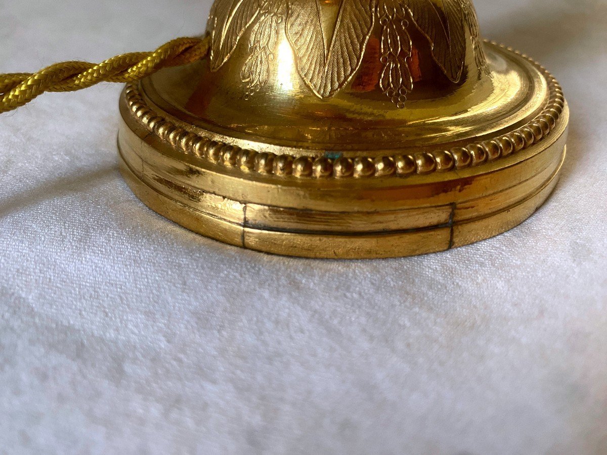 Louis XVI Gilt Bronze Hot Water Bottle Lamp-photo-6