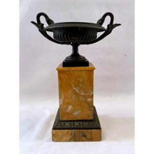 Restoration Cup In Bronze And Marble