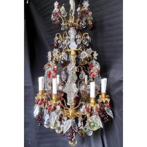 Fruit Tassel Cage Chandelier