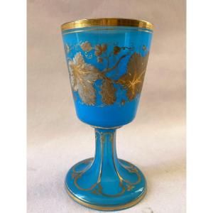 Verre En Opaline Et Or Charles X